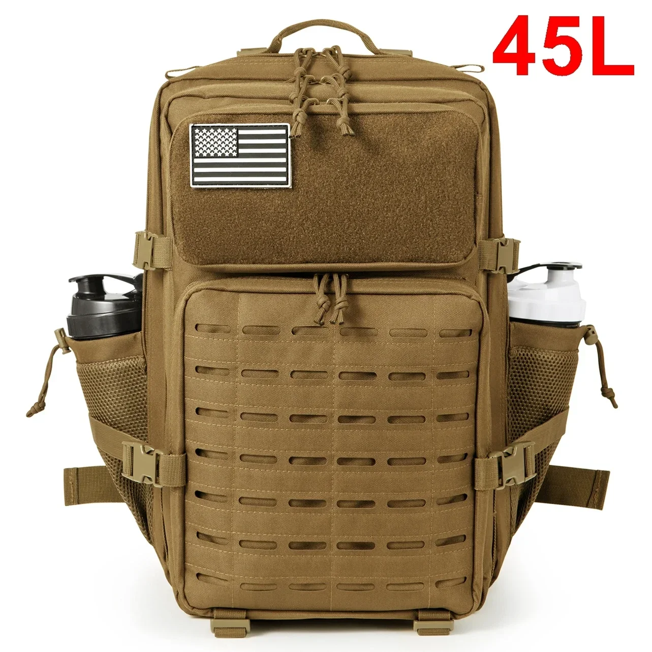 25L/45L Men’s and Women’s Tactical Backpacks , Outdoor Activities, Small School Backpacks with Water Bottle Holder