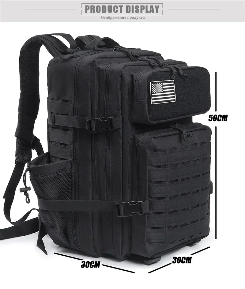 25L/45L Men’s and Women’s Tactical Backpacks , Outdoor Activities, Small School Backpacks with Water Bottle Holder