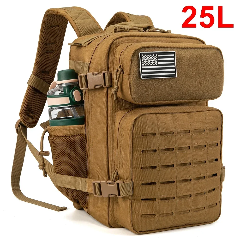 25L/45L Men’s and Women’s Tactical Backpacks , Outdoor Activities, Small School Backpacks with Water Bottle Holder